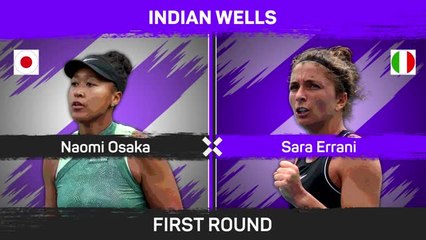 Osaka beats Errani to make winning Indian Wells start