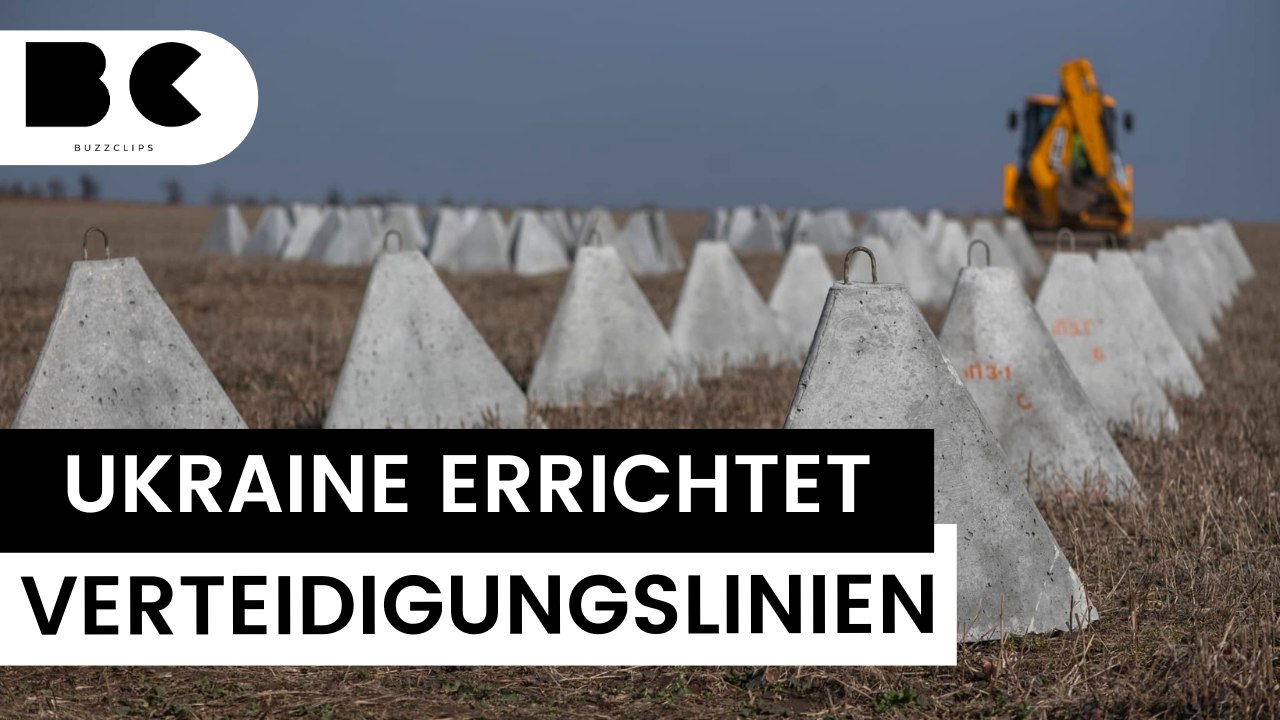 Ukraine will russland mit mächtigen verteidigungsanlagen stoppen