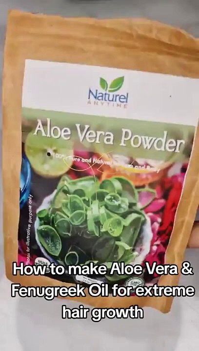Comment fabriquer de l'huile d'aloe vera et de fenugrec pour une croissance extrême des cheveux