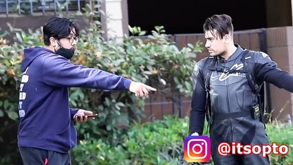 FUNNIEST MOTORCYCLE UBER PRANK! _ EATING CUSTOMERS ORDERS!