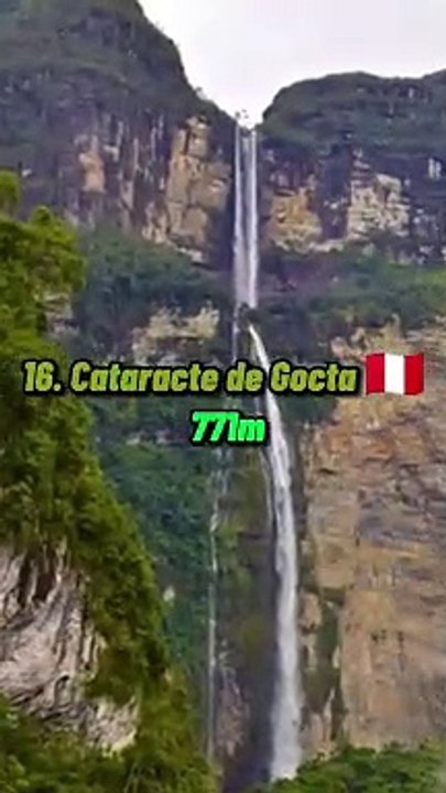 Top 20 des plus hautes cascades du monde
