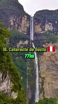 Top 20 des plus hautes cascades du monde