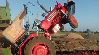 Funny tractor accident | how people do such stupid things