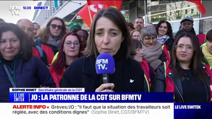 Sophie Binet demande au gouvernent et au patronat de mettre "enfin un terme aux inégalités en matière de salaires"