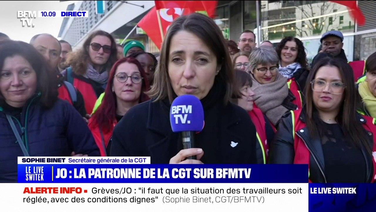 Sophie Binet demande au gouvernent et au patronat de mettre "enfin un terme aux inégalités en matière de salaires"