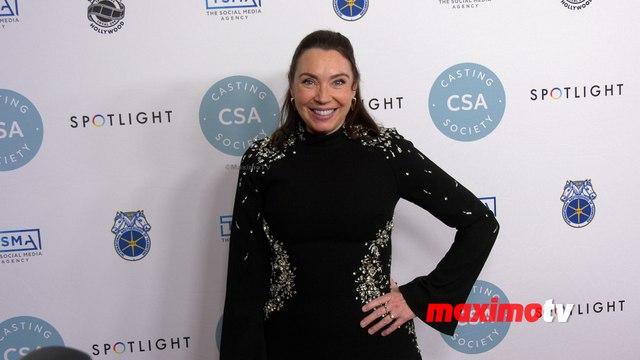 Stephanie Courtney walks the red carpet at the 39th annual Artios Awards in Beverly Hills
