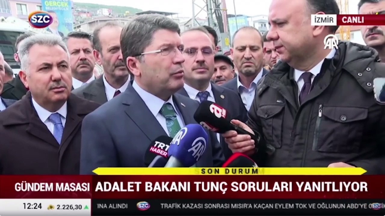 Adalet Bakanı Tunç soruları yanıtladı