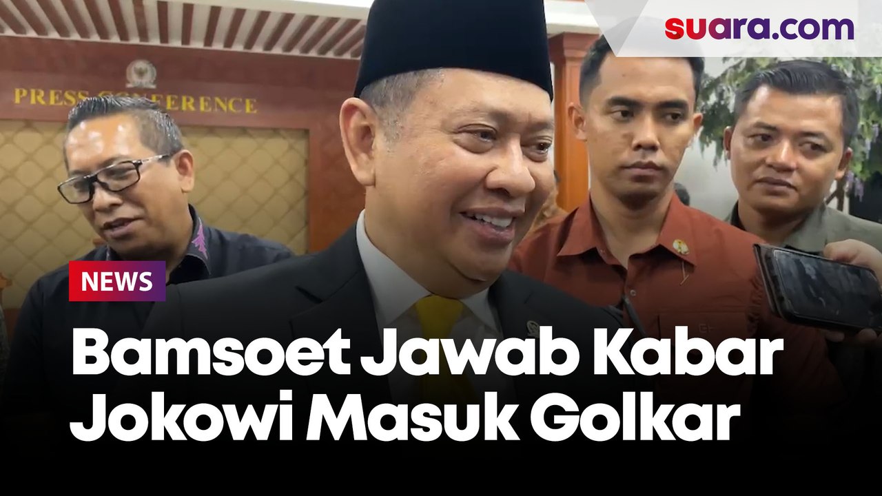 Jawab Kabar Jokowi Masuk Golkar, Bamsoet Bilang Begini