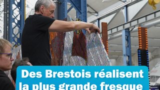 Des Brestois réalisent la plus grande fresque en Lego au monde