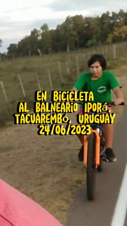 En Bicicleta al Balneario Iporá, Tacuarembó, Uruguay (24/06/2023)