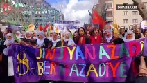 Diyarbakır'da 8 Mart kutlamaları başladı... 'Amed'den Ankara'ya Gültan Kışanak'ı selamlıyoruz' | Haber: Rojhat ABİ