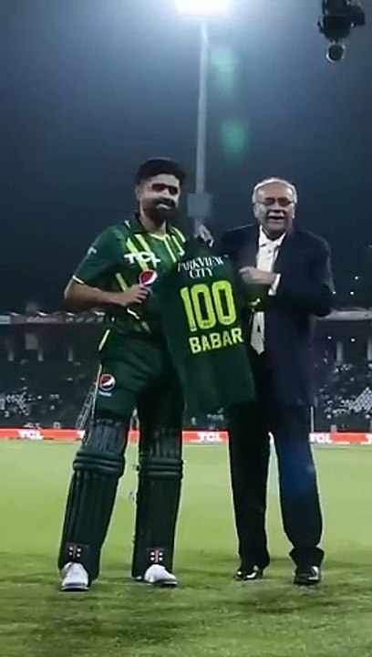 BABAR AZAM 100th MATCH