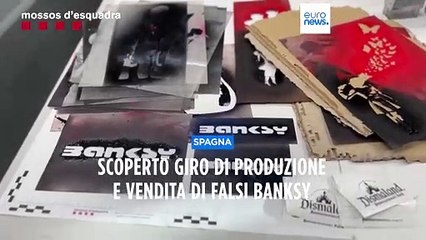 Spagna, da anni producevano e vendevano falsi di Banksy: quattro arresti
