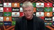 West Ham's David Moyes on disappointing 1-0 defeat to Freiburg in UEFA Europa League last 16 first leg