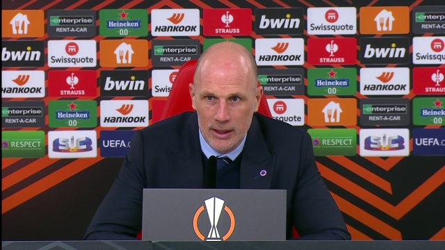 Rangers boss Philippe Clement on their impressive 2-2 draw at Benfica in UEFA Europa League last 16 first leg