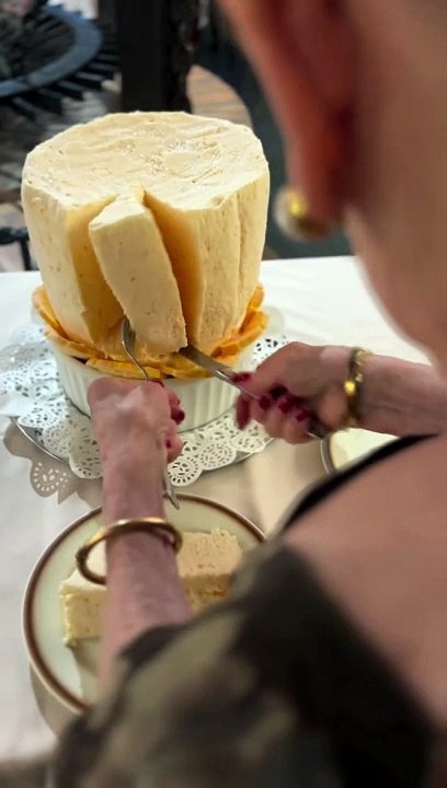 El suflé helado de naranja de El racó d'en Binu