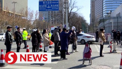 MH370 families protest at Malaysian embassy in Beijing