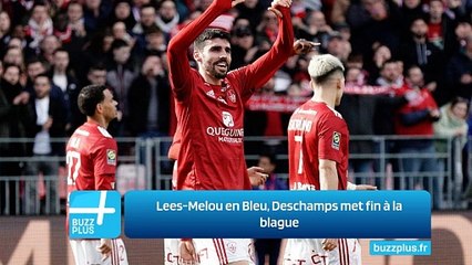 Lees-Melou en Bleu, Deschamps met fin à la blague