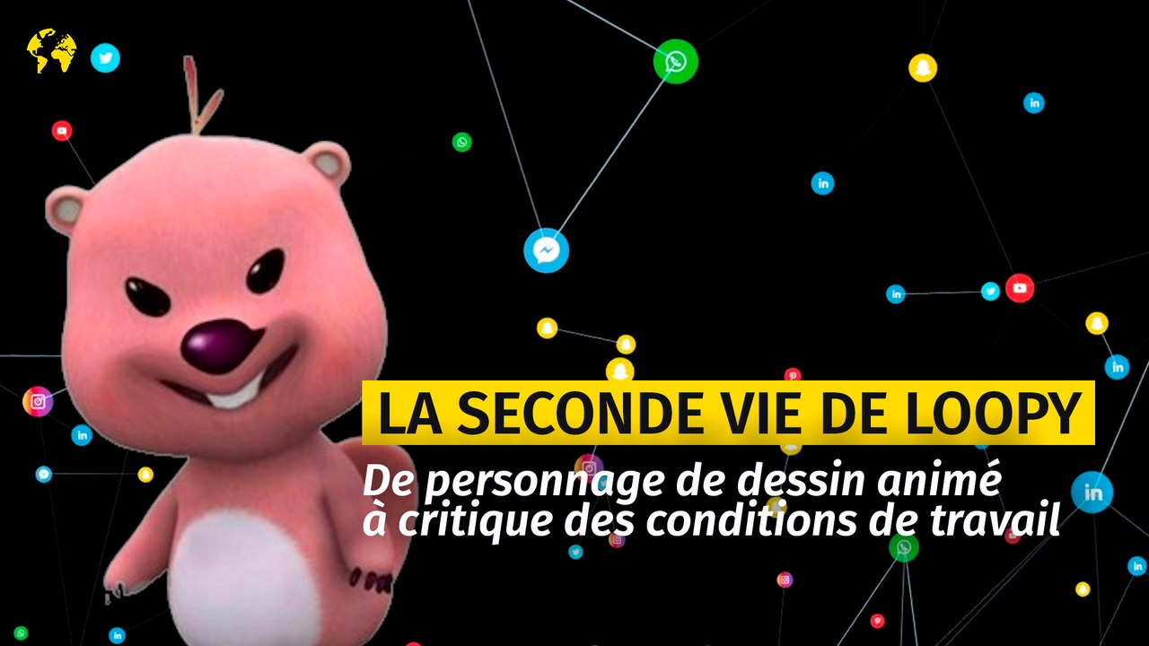 Loopy, la mascotte reprise par les jeunes travailleurs chinois en colère