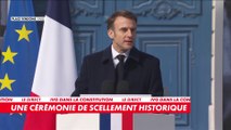Emmanuel Macron : «Le sceau de la République scelle en ce jour un long combat pour la liberté»