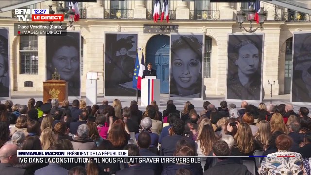 Emmanuel Macron souhaite l'inscription de cette liberté garantie de recourir à l'IVG dans la Charte des droits fondamentaux de l'Union européenne