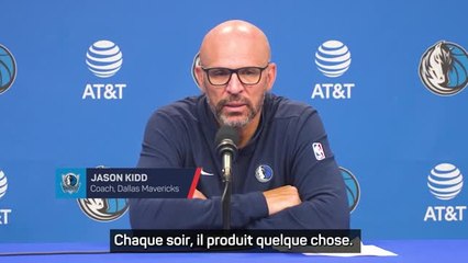 Mavs - Kidd : "Doncic ? C'est aussi rare qu'un Picasso"