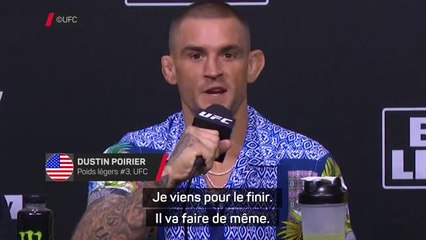 UFC 299 - Poirier : "Je viens pour finir Saint Denis, ça va être fou"