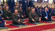 الرئيس عبد الفتاح السيسي يؤدي صلاة الجمعة من مسجد المشير طنطاوي بمناسبة يوم الشهيد