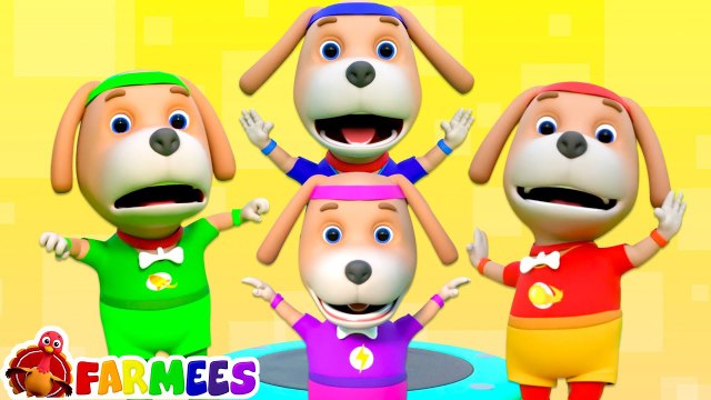 Let's Play and Count Five Little Dogs + More Nursery Rhymes & Toddler Songs by Farmees