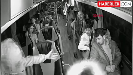 TEM'de araç çarpan 5 kişinin son görüntüleri; otobüsten inerken kameraya yansıdılar