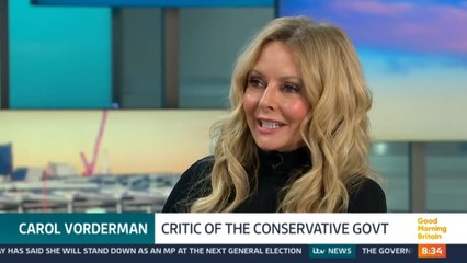 Carol Vorderman hits back at critics who judge her looks