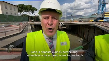 Tav a Firenze, il sopralluogo di Giani