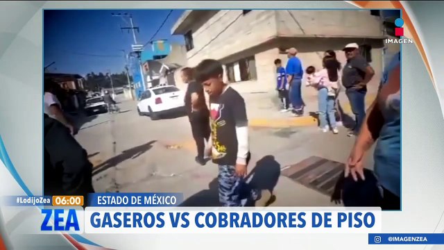 Gaseros se enfrentan a golpes con supuestos cobradores de piso