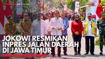 Jokowi Resmikan Inpres Jalan Daerah di Jawa Timur