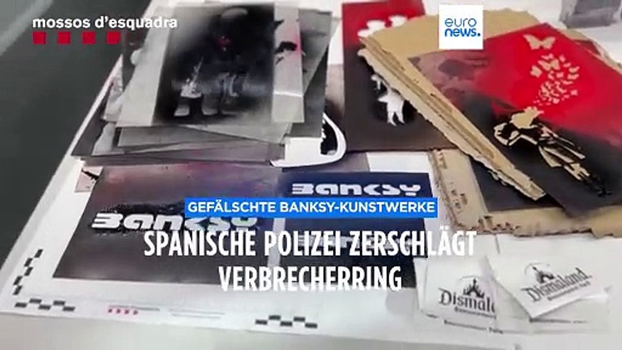 1500 Euro Banksy-Fälschungen: Spanische Polizei zerschlägt Verbrecherring