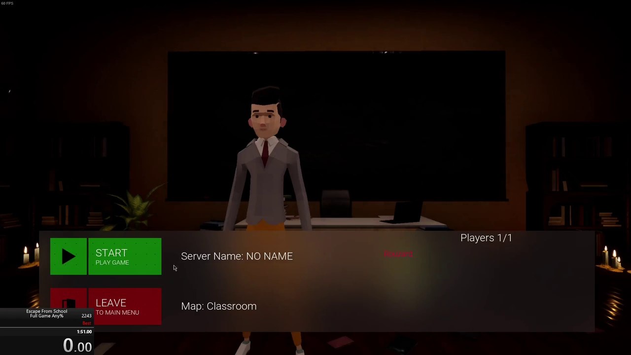 Escape From School - Full Game Any% - OLD WR 1:48.970 - Rouzard