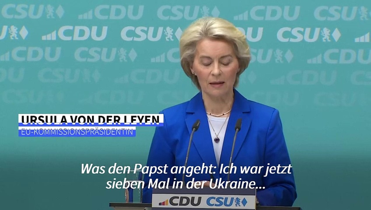 Merz: Papst-Äußerung zur Ukraine 'grundfalsch'