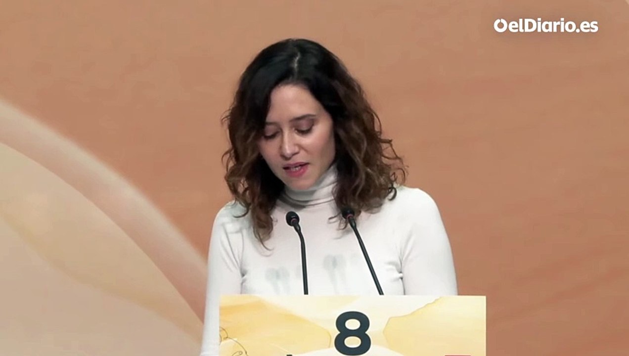 Ayuso elige el 8M para mostrar su preocupación por los problemas de los varones: “¿Cuándo se celebra el Día del Hombre?”