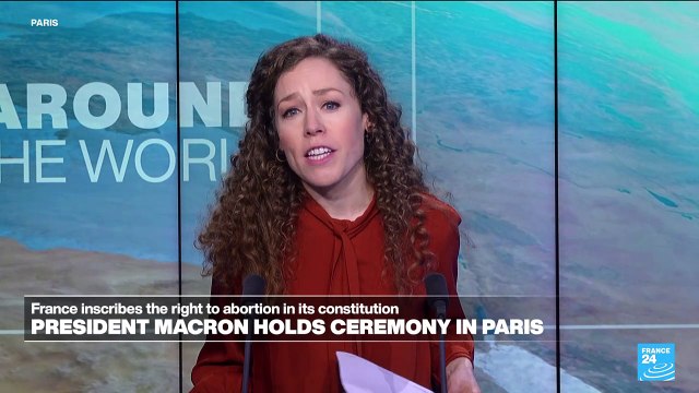 Macron pledges to make abortion European basic right