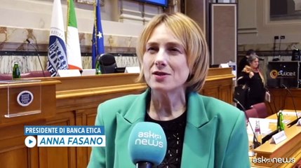 25 anni di Banca Etica, Fasano: l'obiettivo ? sostenibilit? integrale