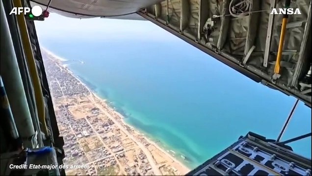 Nuovi lanci di aiuti umanitari nella Striscia di Gaza