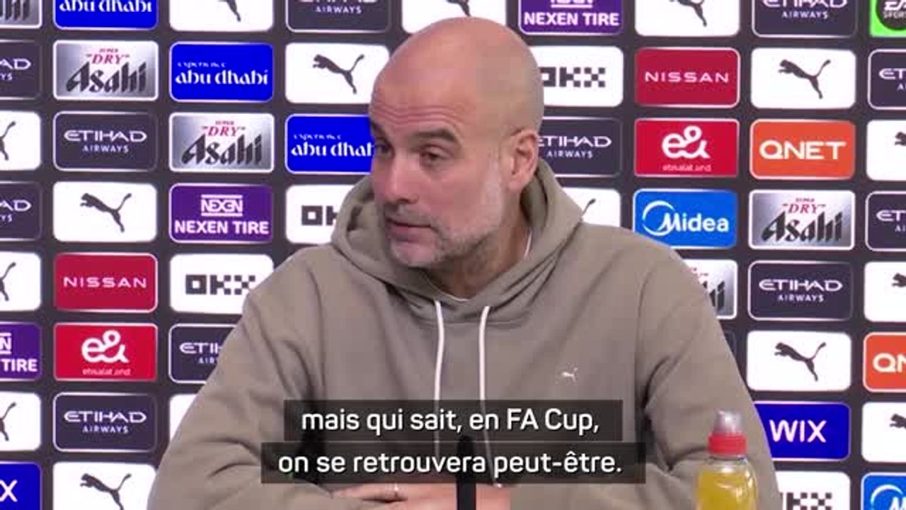 Man. City - Guardiola : "Il faut décider qui paie, donc on n'a pas encore été au restaurant avec Klopp"