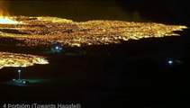 Video, nuova eruzione del vulcano in Islanda: immagini spettacolari