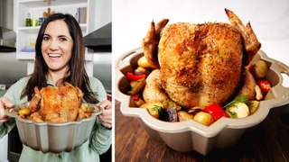 How to Make Bundt Pan Roasted Chicken and Veggies