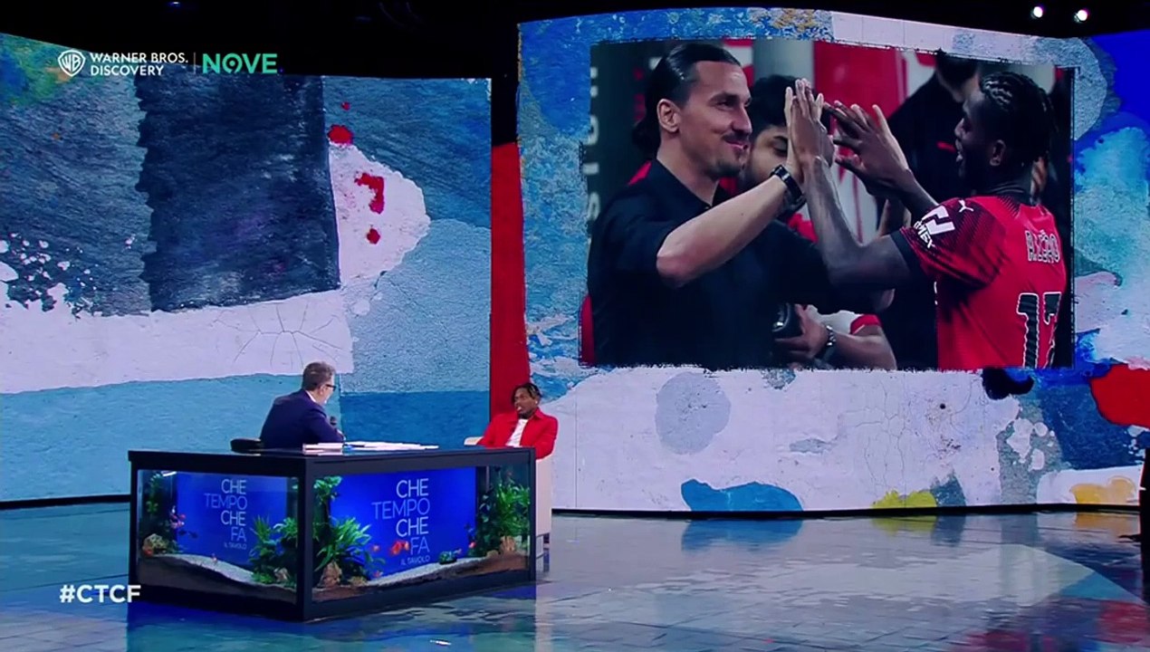 Video, Leao a "Che Tempo Che Fa": "Ibrahimovic? Avrei voluto giocare più anni con lui"