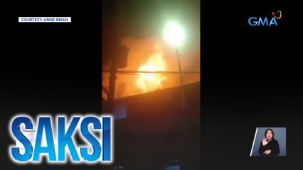 Sunog, sumiklab sa residential area sa Pasay City | Saksi