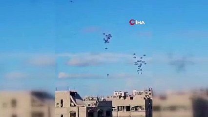 Gazze'de havadan bırakılan yardımlar 5 kişinin ölümüne sebep oldu!