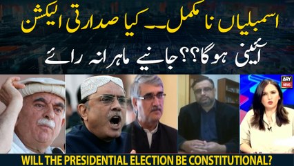 Will the presidential election be constitutional? Experts' Analysis