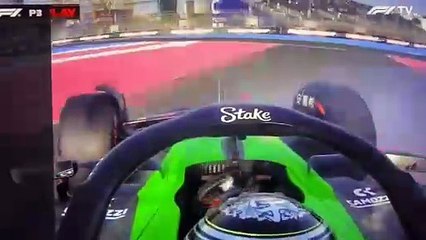 Formula 2024 Jeddah Gp FP3 Zhou Huge Crash