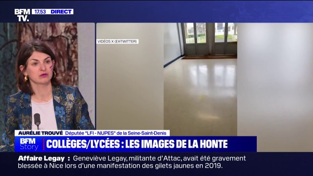 Aurélie Trouvé (députée LFI - NUPES de Seine-Saint-Denis), sur l'insalubrité dans certaines écoles: C'est un irrespect des enfants et de tout le personnel
